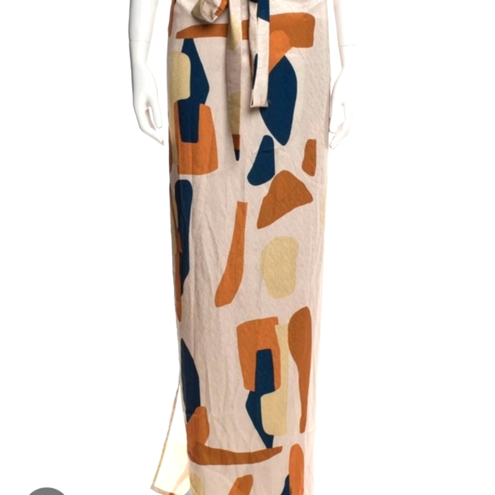 Diarrablu Multicolor Abstract Maxi Skirt